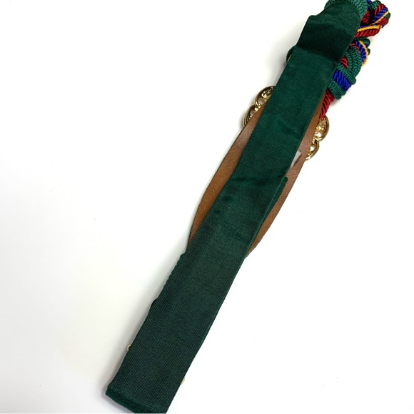 Vtg Carolyn Tanner Braided Rope & Chain Adjustable Belt - Picture 5 of 10